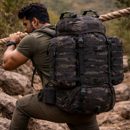 BLUE ARMY RUCKSACK 85L