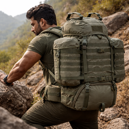 BLUE ARMY RUCKSACK 85L