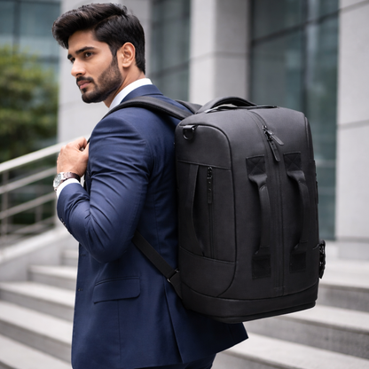 Blue Army Mission-Ready Expandable Backpack | Tactical Travel & Everyday Performance Bag