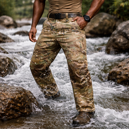 Blue Army Tactical Multi-Terrain Combat Pants – Ripstop Performance Fabric | Reinforced, Flexible, Mission-Ready