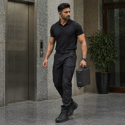 Blue Army Tactical Cargo Pants – Ripstop Cotton Blend | Reinforced, Multi-Pocket, All-Terrain Utility Wear