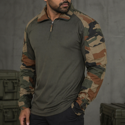 BlueArmy Tactical Full Sleeve T-Shirt – Army Print