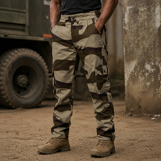 Camo Print Cargo Pant