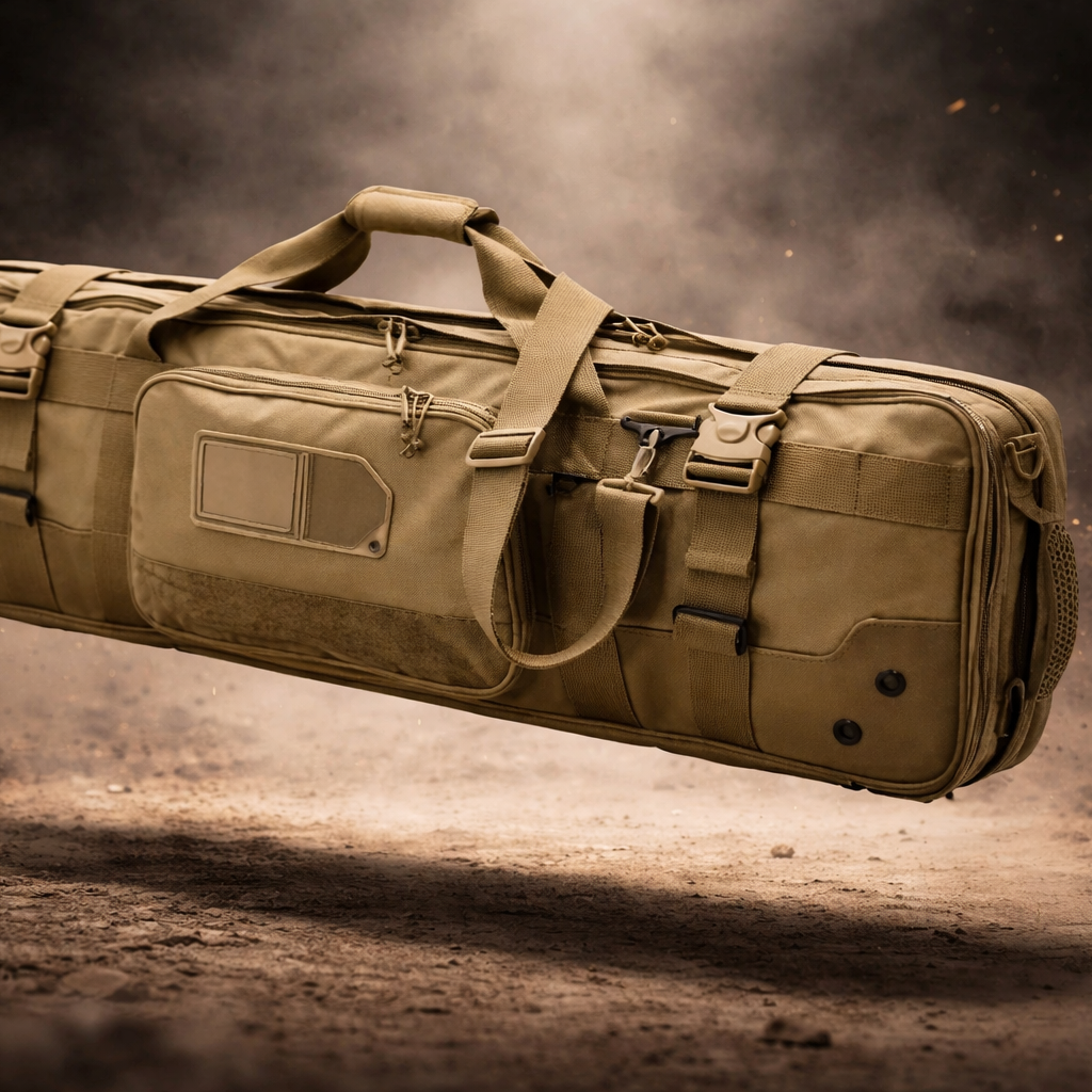 Blue Army Long Gun Bag | Heavy-Duty Tactical Rifle Carry Case with Storage for Outdoor, Range & Travel Use