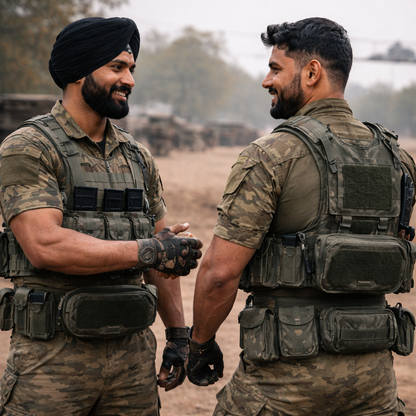 Blue Army Tactical Load Vest | Heavy Duty Military Utility Vest for Training & Outdoor Use