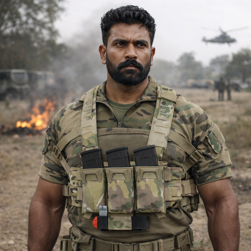 Blue Army Tactical Load Vest | Heavy Duty Military Utility Vest for Training & Outdoor Use