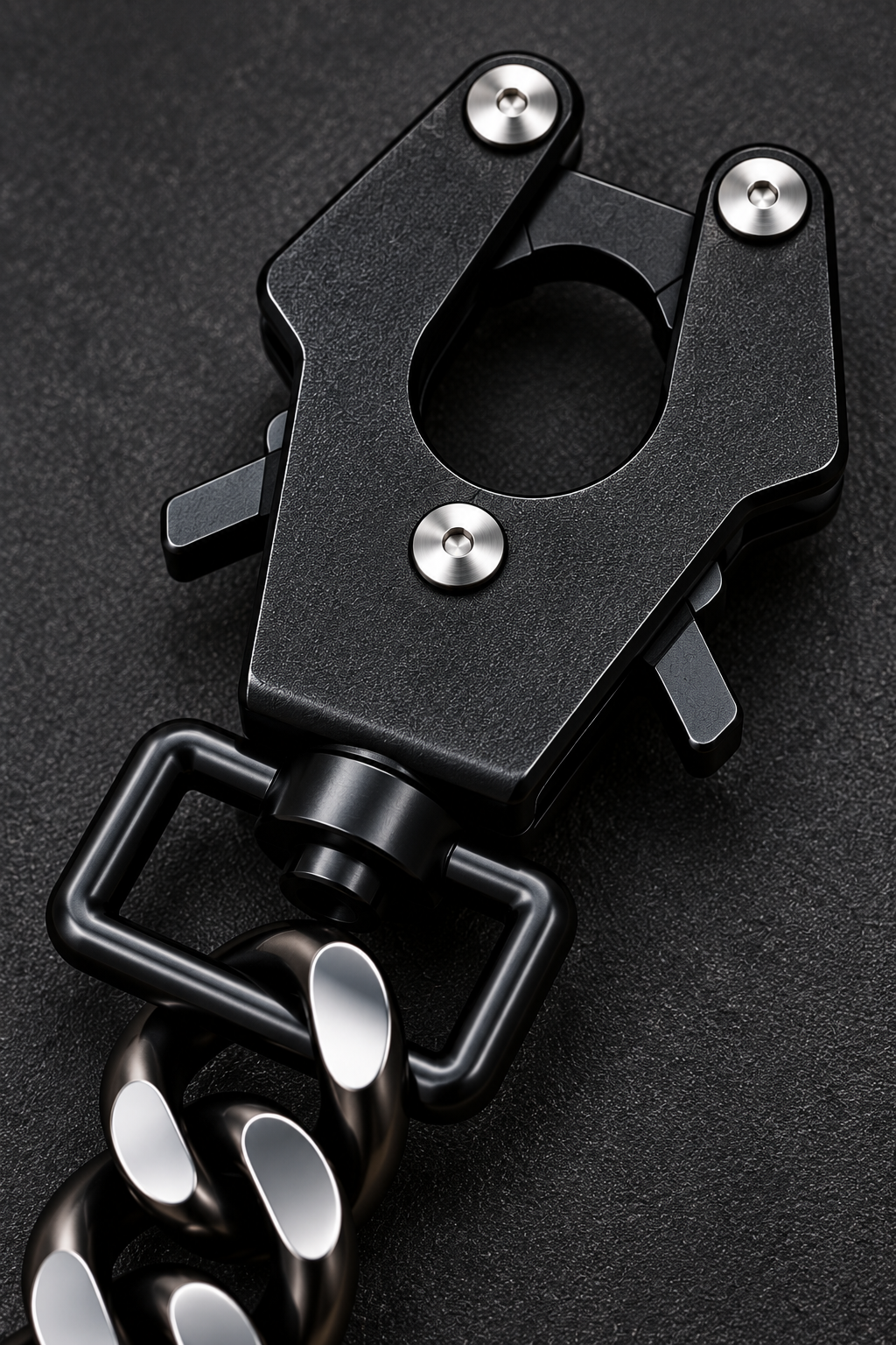 Blue Army Tactical Heavy-Duty Chain Keychain – Quick Release EDC Key Holder