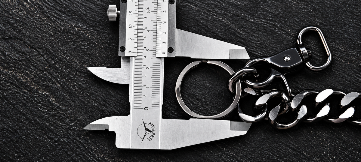Blue Army Tactical Heavy-Duty Chain Keychain – Quick Release EDC Key Holder