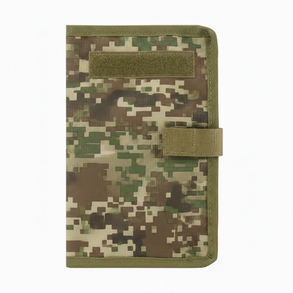 Camouflage Tactical Diary Folder – Compact EDC Organizer