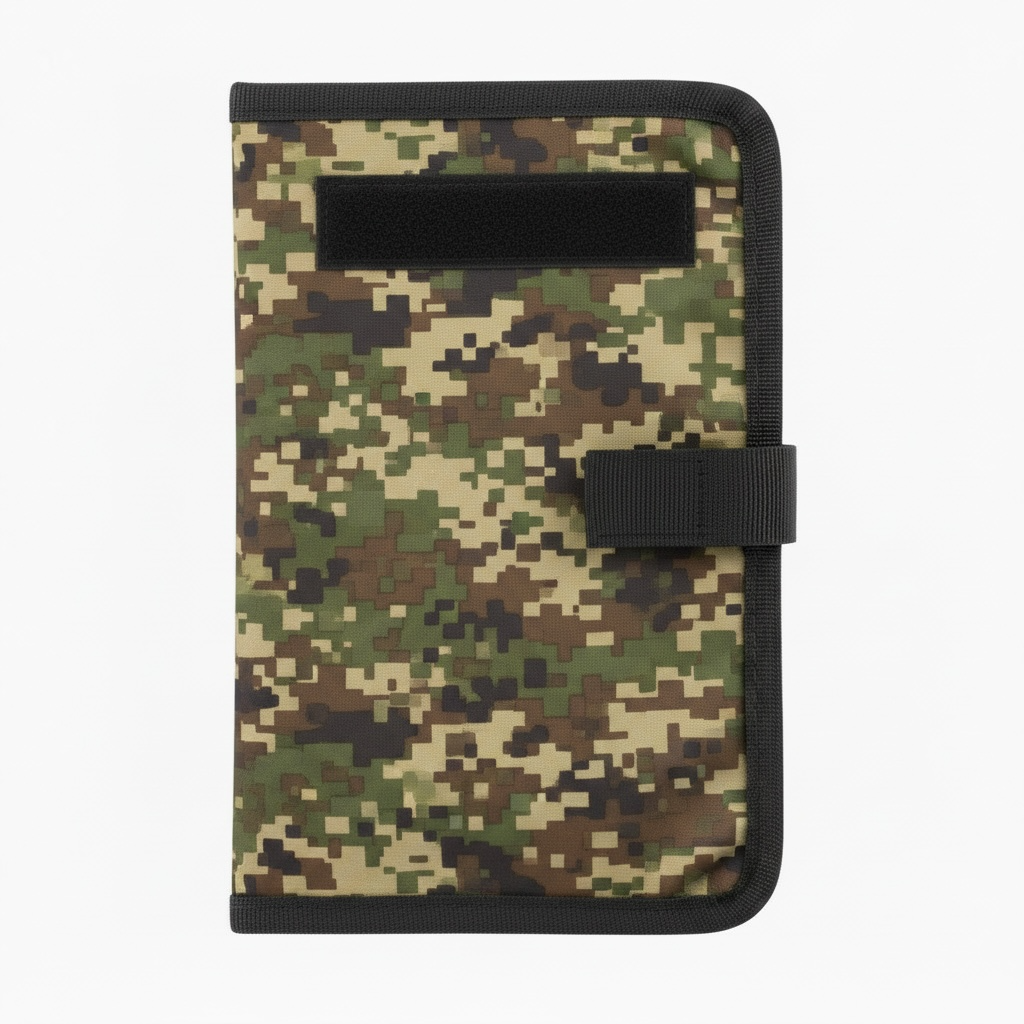 Camouflage Tactical Diary Folder – Compact EDC Organizer