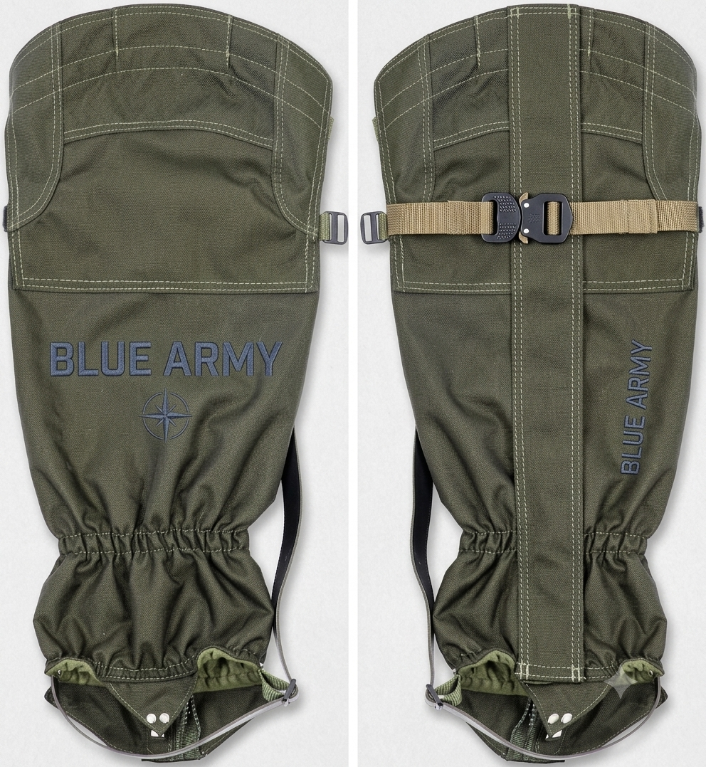 BLUE ARMY Heavy-Duty Hunting & Outdoor Leg Gaiters – High Protection, Waterproof & Thorn-Proof
