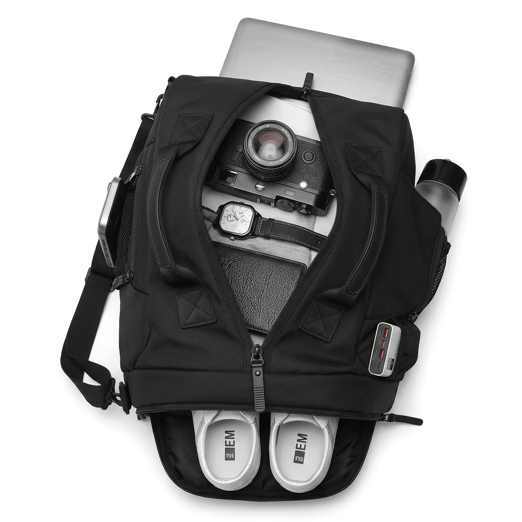 Blue Army Mission-Ready Expandable Backpack | Tactical Travel & Everyday Performance Bag