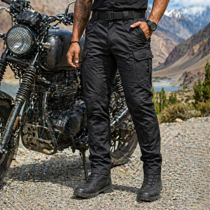 Blue Army Tactical Cargo Pants – Ripstop Cotton Blend | Reinforced, Multi-Pocket, All-Terrain Utility Wear