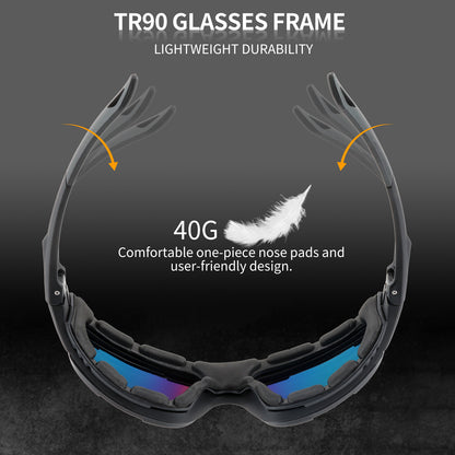 Blue Army TR90 Tactical Goggles Kit