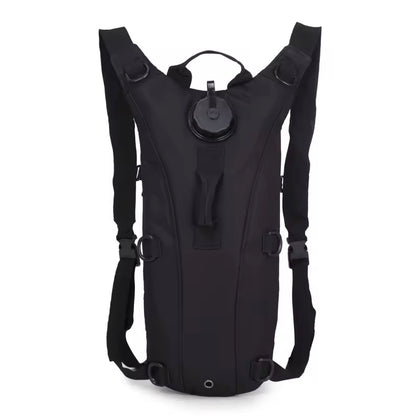 JSH Outdoor Tactical Vest Backpack 3L WaterBladder for Camping Cycling with Drinking Water Bag