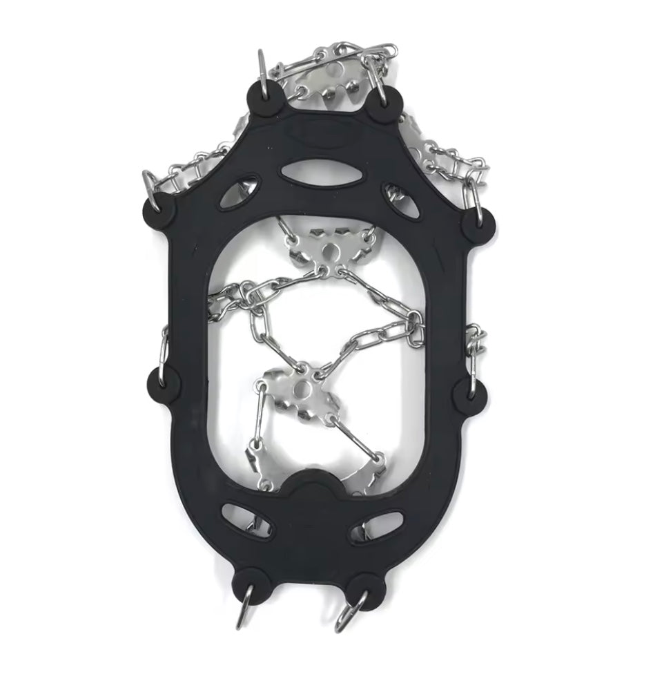 BlueArmy Ice and Rock Traction Cleats – Heavy-Duty Anti-Slip Shoe Grips with Steel Spikes