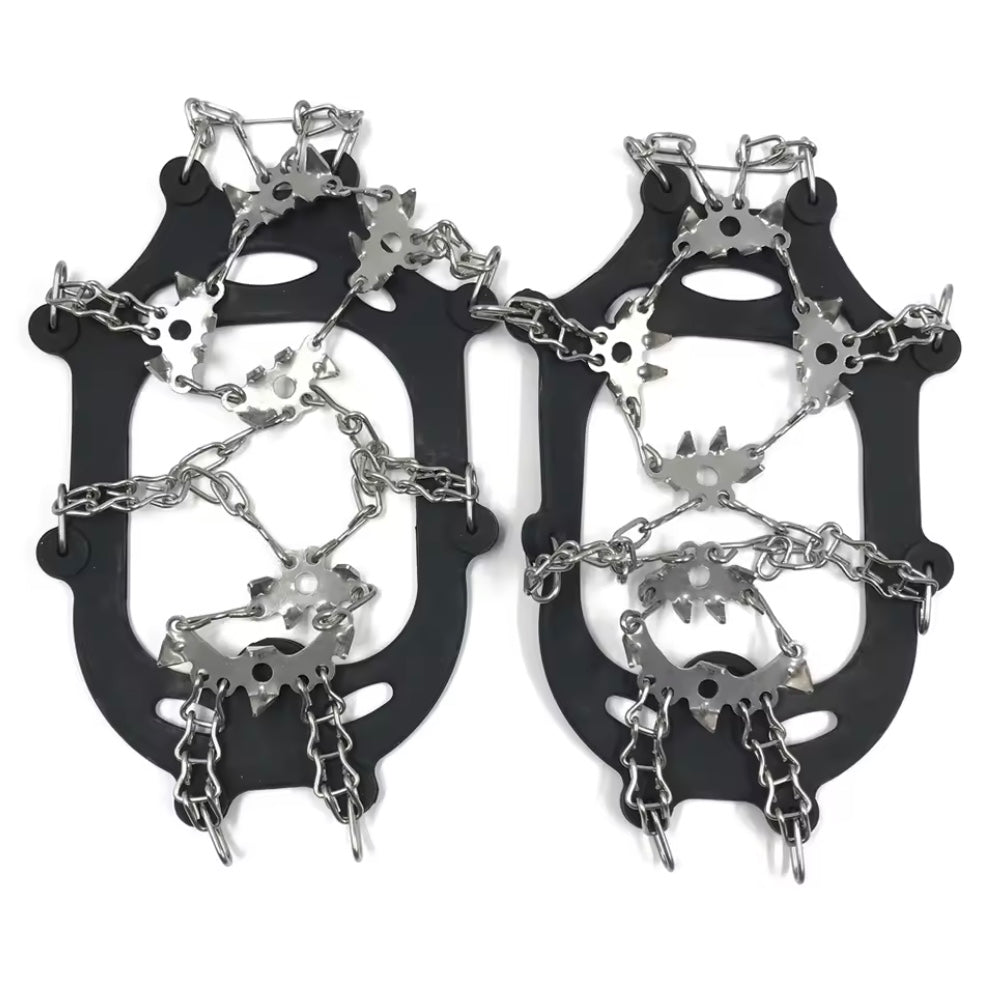 BlueArmy Ice and Rock Traction Cleats – Heavy-Duty Anti-Slip Shoe Grips with Steel Spikes