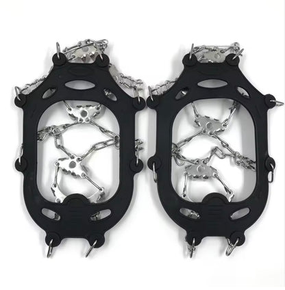 BlueArmy Ice and Rock Traction Cleats – Heavy-Duty Anti-Slip Shoe Grips with Steel Spikes