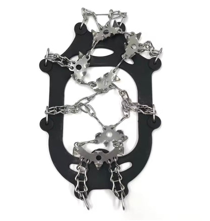 BlueArmy Ice and Rock Traction Cleats – Heavy-Duty Anti-Slip Shoe Grips with Steel Spikes