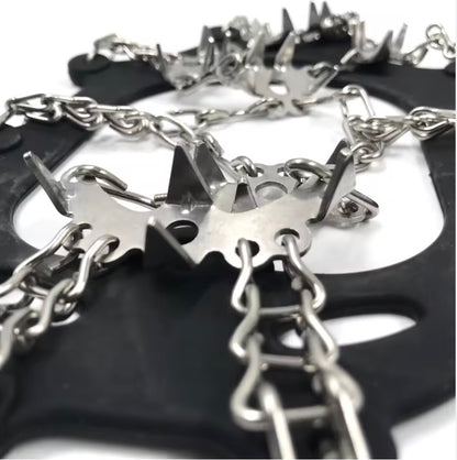 BlueArmy Ice and Rock Traction Cleats – Heavy-Duty Anti-Slip Shoe Grips with Steel Spikes