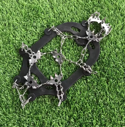 BlueArmy Ice and Rock Traction Cleats – Heavy-Duty Anti-Slip Shoe Grips with Steel Spikes