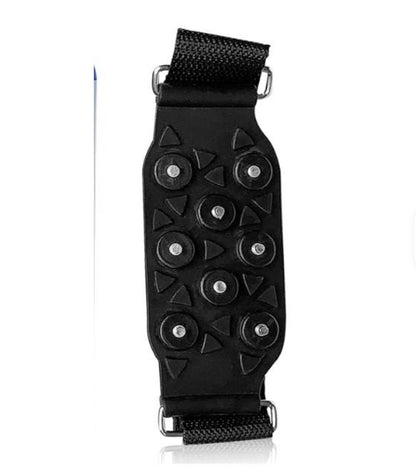 Blue Army Ice & Snow Traction Cleats – Anti-Slip Spikes | Adjustable Fit, Heavy-Duty Grip for Outdoor Use
