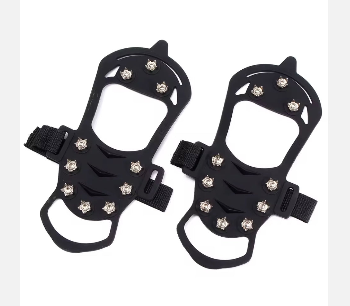 Heavy-Duty Ice & Snow Traction Cleats – Anti-Slip Shoe Spikes for Outdoor Use