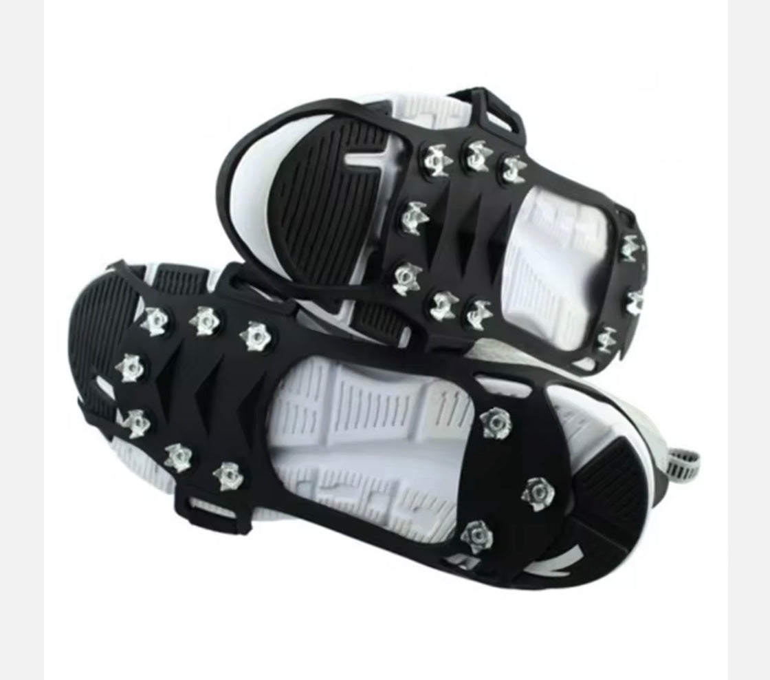 Heavy-Duty Ice & Snow Traction Cleats – Anti-Slip Shoe Spikes for Outdoor Use