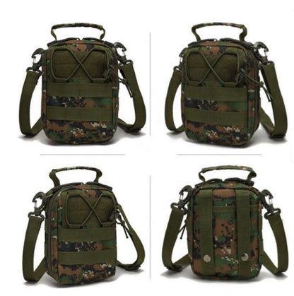 Fashionable Outdoor Utility Pouch Hunting Daypack for Fishing Hiking Tactical Molle Bag Crossbody Belt Made Durable Polyester