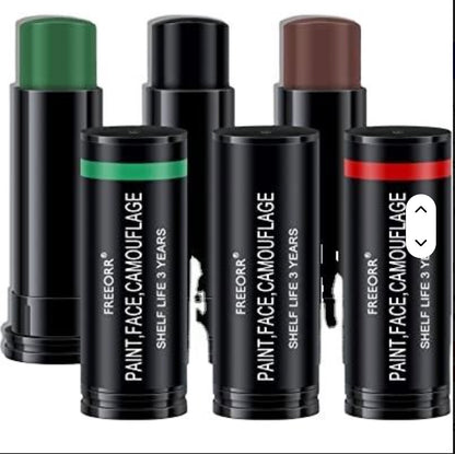 Camouflage Face Paint - 3 Colour