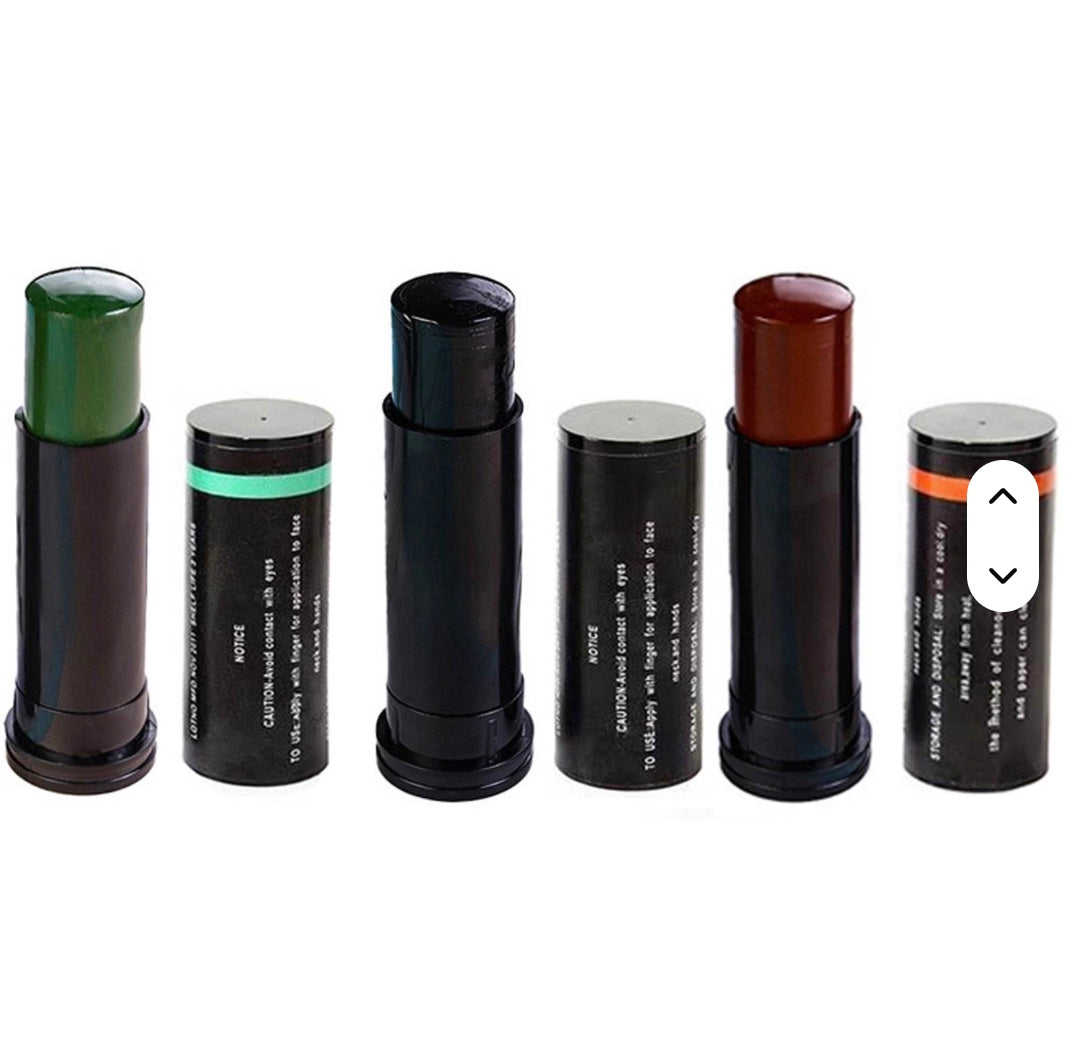 Camouflage Face Paint - 3 Colour