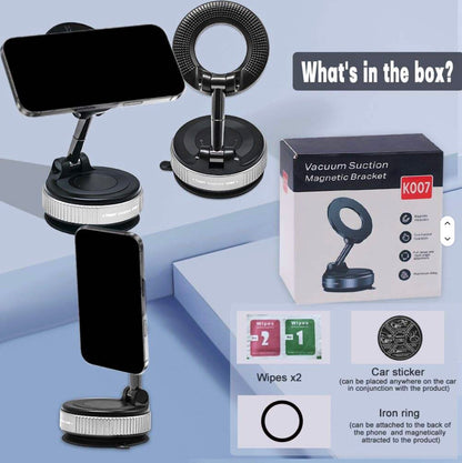 Strong Magnets Extend Car Mobile Stand 360 Rotating Car Mobile Phone Holder Magnetic Vacuum Suction Car Phone Holder