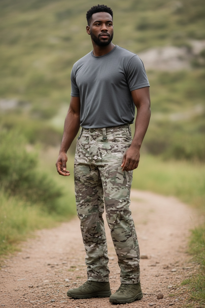 Blue Army Tactical Multi-Terrain Combat Pants – Ripstop Performance Fabric | Reinforced, Flexible, Mission-Ready