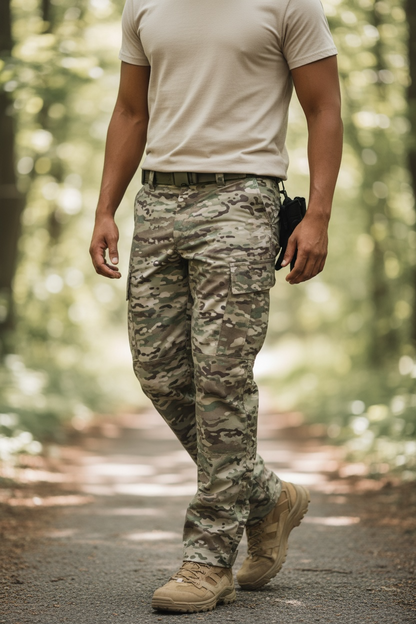 Blue Army Tactical Multi-Terrain Combat Pants – Ripstop Performance Fabric | Reinforced, Flexible, Mission-Ready