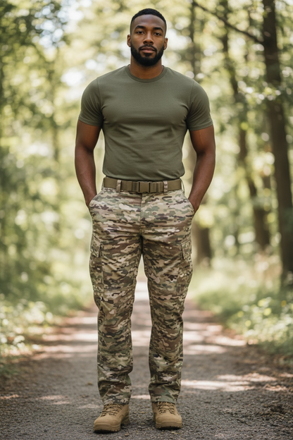 Blue Army Tactical Multi-Terrain Combat Pants – Ripstop Performance Fabric | Reinforced, Flexible, Mission-Ready