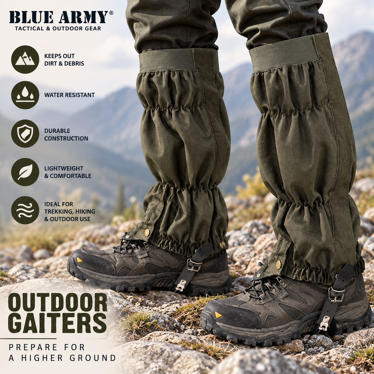 Blue Army TerrainGuard Gaiters