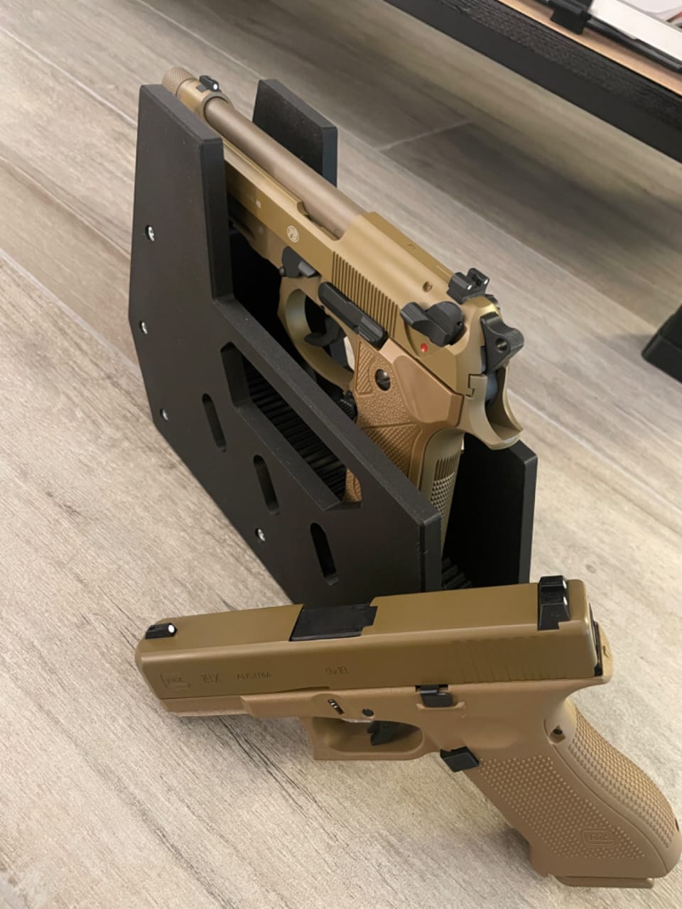 Universal Firearm Display & Table Stand – Heavy-Duty Desktop Holder fo ...