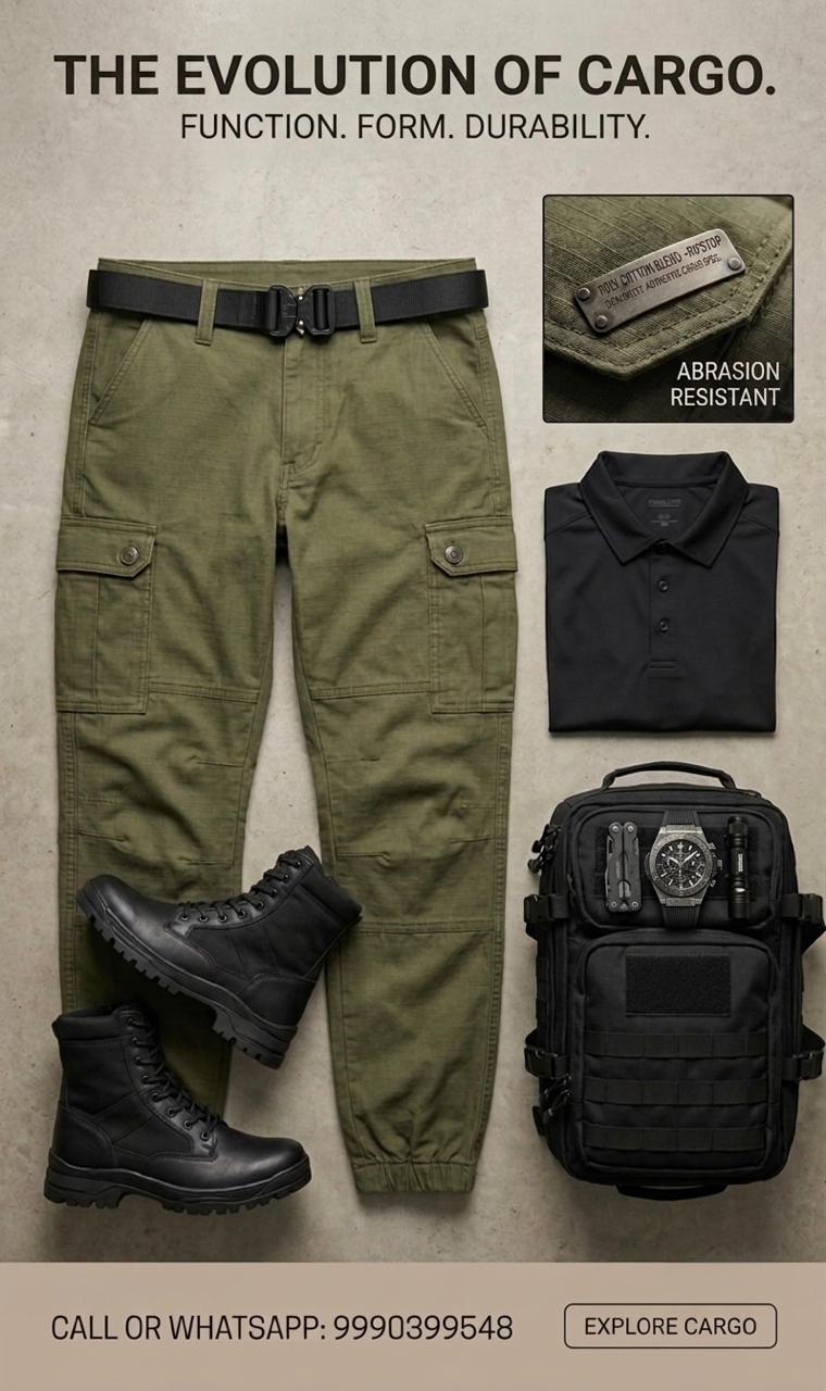 Blue Army Premium Tactical Cargo Pants / Multiple Pockets