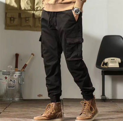Blue Army Urban Ranger Tactical Cargo Joggers | Lightweight Utility Streetwear with Multi Pocket Design