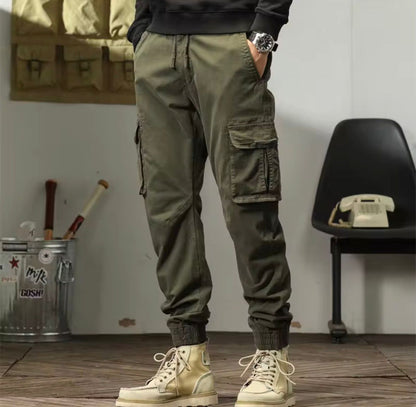 Blue Army Urban Ranger Tactical Cargo Joggers | Lightweight Utility Streetwear with Multi Pocket Design