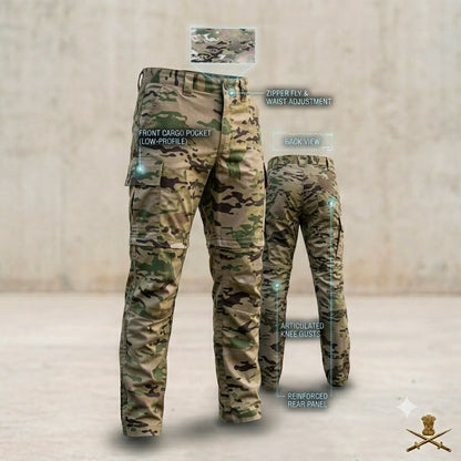 Blue Army Cargo Pants | Outdoor, Training & Adventure