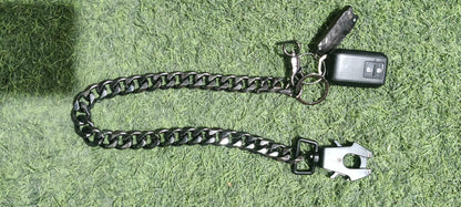 Blue Army Tactical Heavy-Duty Chain Keychain – Quick Release EDC Key Holder