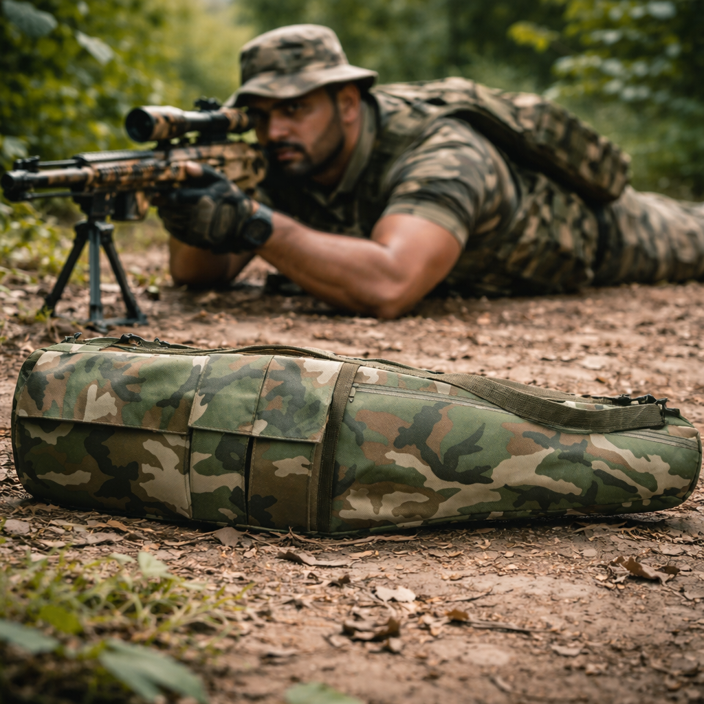 Tactical Padded Rifle Case – Multi-Compartment Storage & Easy Carry | BlueArmy
