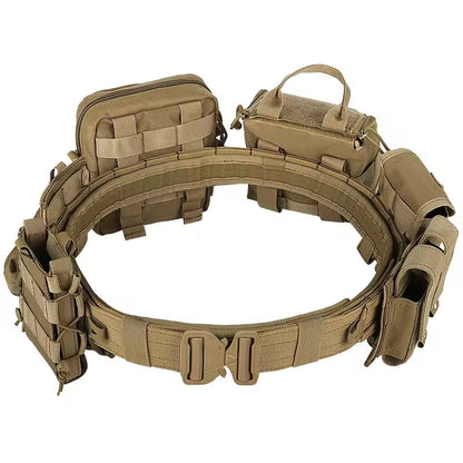 Modular Tactical Battle Belt System – 7 Piece MOLLE Kit