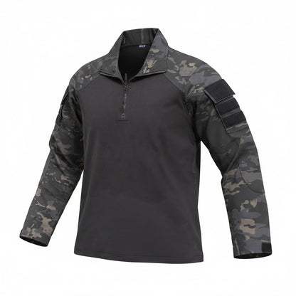 Blue Army Tactical Combat Shirt – Black Multicam