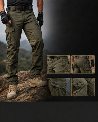 Blue Army Ripstop Utility Combat Trousers