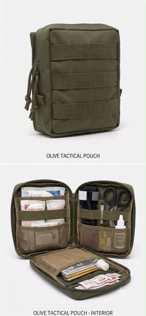 Compact First Aid Utility Organizer for EDC, Outdoor & Emergency Use