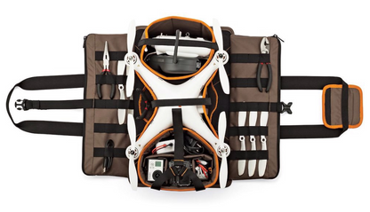 Blue Army Drone Carrying Case | Organizer Bag for Quadcopter & Gear
