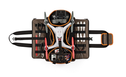 Blue Army Drone Carrying Case | Organizer Bag for Quadcopter & Gear