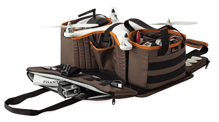 Blue Army Drone Carrying Case | Organizer Bag for Quadcopter & Gear